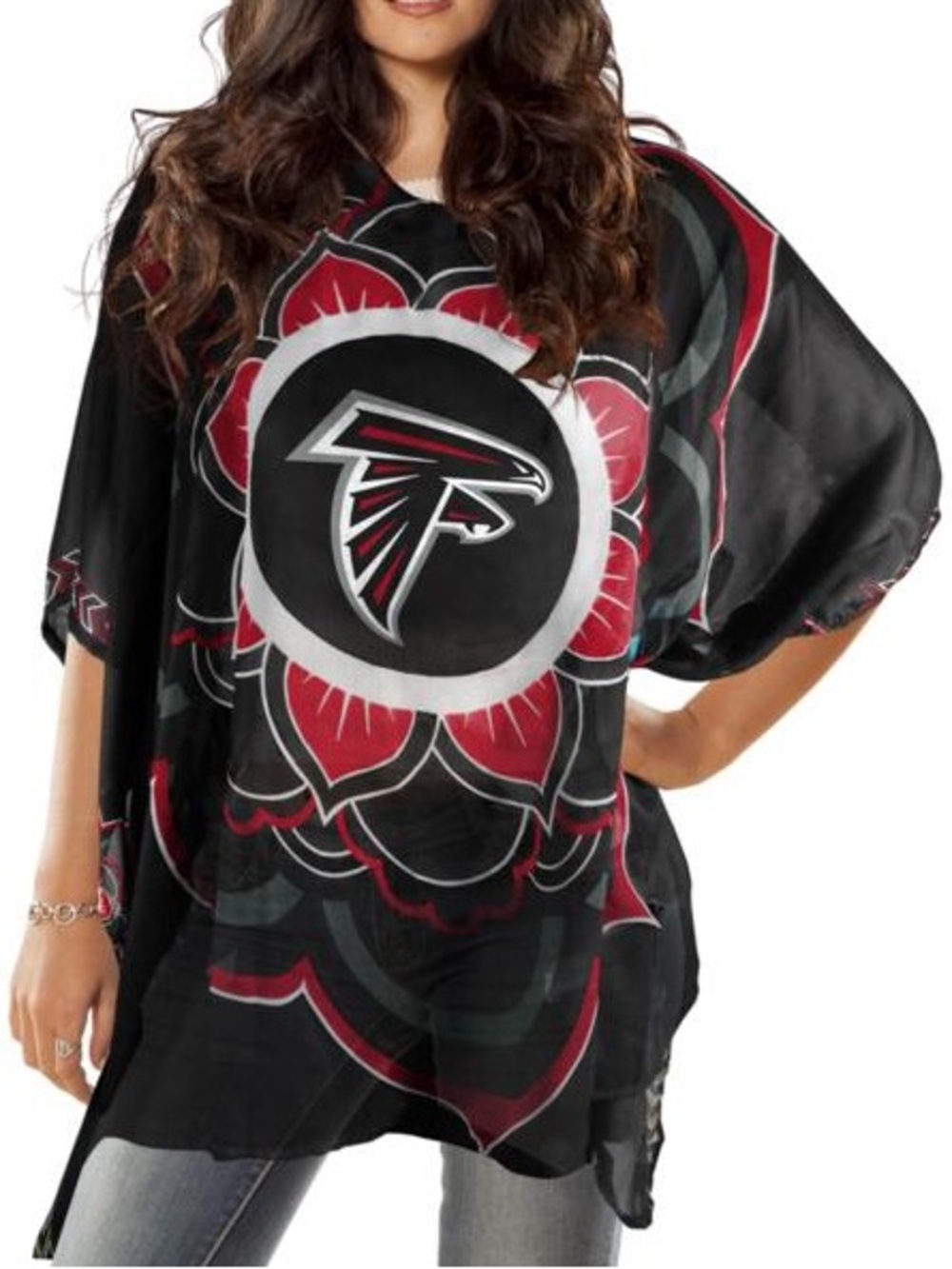 NFL‎ Atlanta Falcons-Littlearth Sheer Caftan - One Size